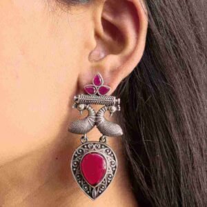 Antique Peacock Earring With Amazing Traditional Design Detailing