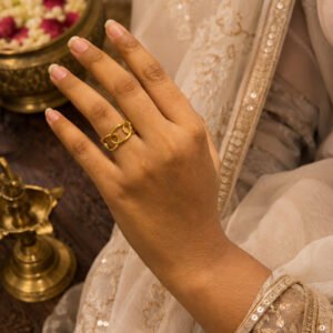 Anti Tarnish Rings Festival Luxury Ring for Modern Women