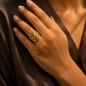 Anti Tarnish Rings Trendy Stackable Ring for Girls