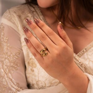 Anti Tarnish Rings Designer Fashion Luxury Ring with Trendy