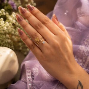 Anti Tarnish Rings Designer Luxury Ring for Festival