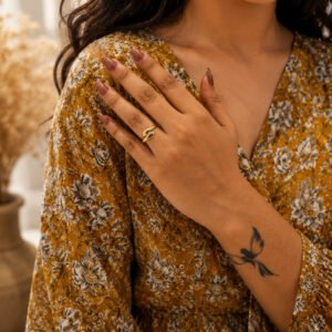 Anti Tarnish Rings Lightweight Open Ring Design