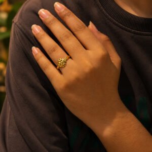 Anti Tarnish Rings Fashion Statement Ring for Women