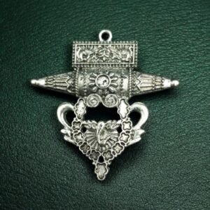 Traditional German Silver Pendant DIY Jewelry Raw Material for Handmade Craft Necklace Making