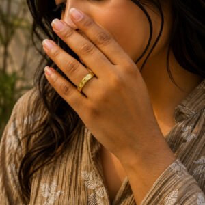 Anti Tarnish Rings Timeless Royal Looking Open Ring