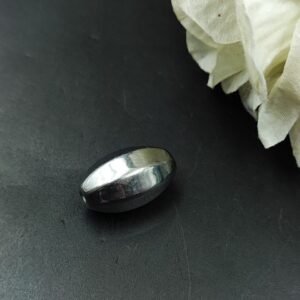 Oval Shape German Silver Beads Raw Material for DIY Jewelry Making