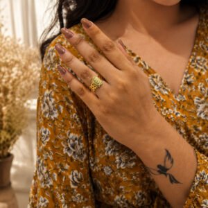 Anti Tarnish Rings Statement Jewelry Ring for Women