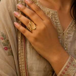 Anti Tarnish Rings Stylish Band Ring for Girls
