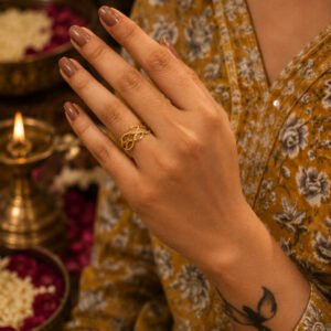 Anti Tarnish Rings Elegant Fashion Finger Ring with Timeless